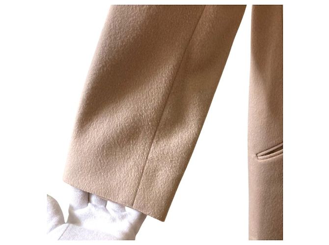 Autre Marque Abrigo Chester de lana CINOH Rosa Beige - vista 3