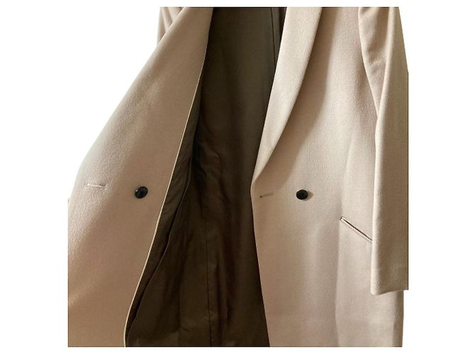 Autre Marque Abrigo Chester de lana CINOH Rosa Beige - vista 4