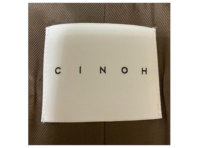 Autre Marque Abrigo Chester de lana CINOH Rosa Beige - vista 5