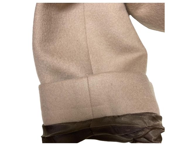 Autre Marque Abrigo Chester de lana CINOH Rosa Beige - vista 8