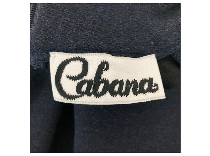 Autre Marque Cabana Rollkragenkleid mit Schlitz Blau - Ansicht 4