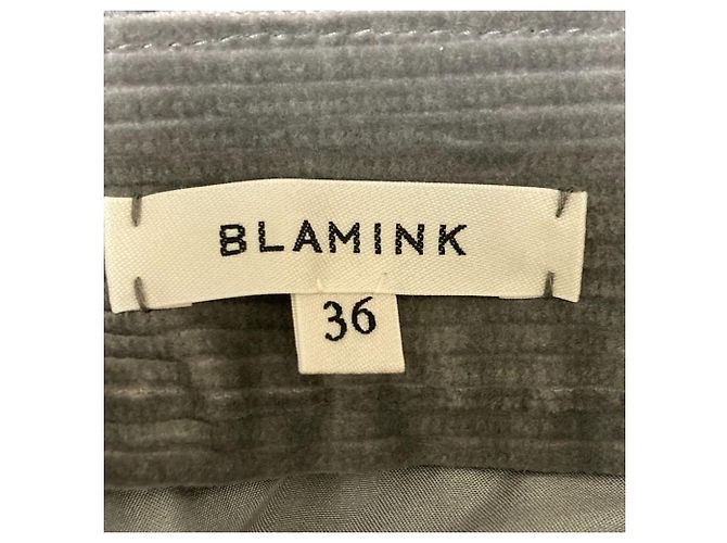Autre Marque Falda de pana BLAMINK Castaño - vista 5