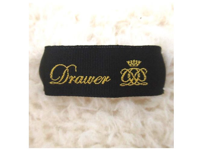 Autre Marque Chaleco de punto de alpaca Drawer Blanco - vista 6