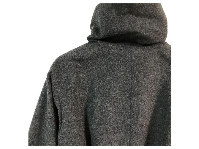 Autre Marque Abrigo de cuello alto DKNY Castaño - vista 4