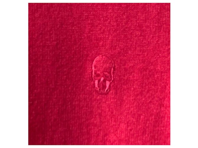 Autre Marque Lucien pellat-finet Woll-Kaschmir-Langarmstrick Rot - Ansicht 5