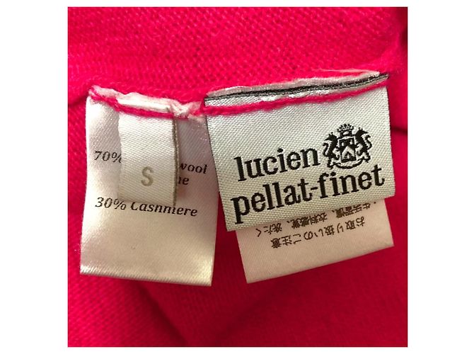 Autre Marque Lucien pellat-finet Woll-Kaschmir-Langarmstrick Rot - Ansicht 6