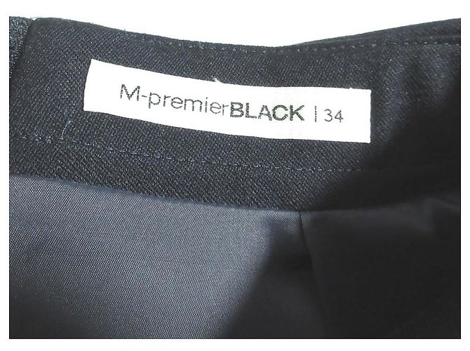 Autre Marque Falda acampanada M-premier Black Azul Azul marino - vista 4