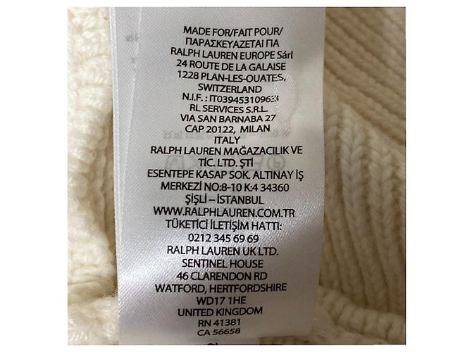 Rollkragenstrickpullover Lauren Ralph Lauren Weiß - Ansicht 10