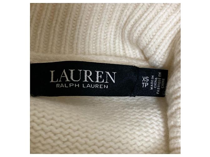 Rollkragenstrickpullover Lauren Ralph Lauren Weiß - Ansicht 5
