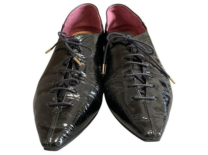 Autre Marque Madras Schuhe mit Blockabsatz Schwarz - Ansicht 2