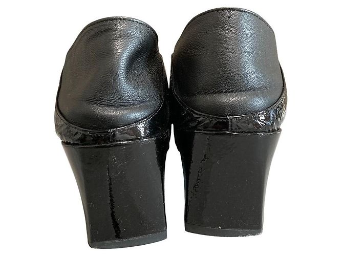Autre Marque Madras Schuhe mit Blockabsatz Schwarz - Ansicht 3