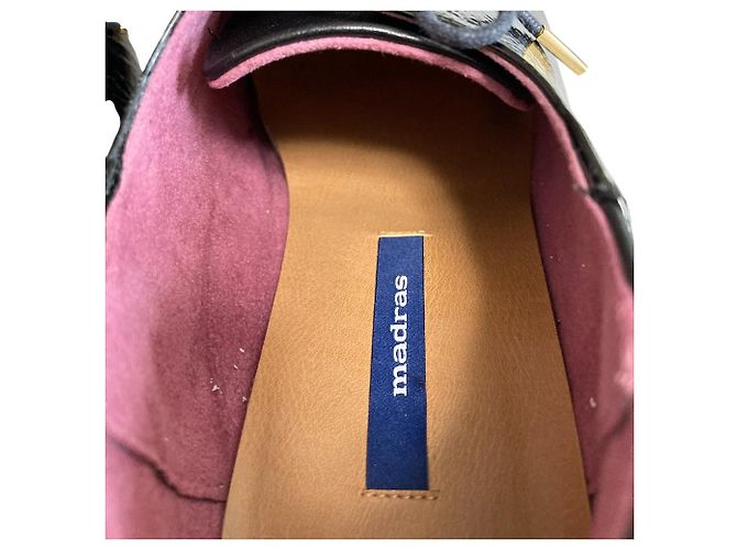 Autre Marque Madras Schuhe mit Blockabsatz Schwarz - Ansicht 7