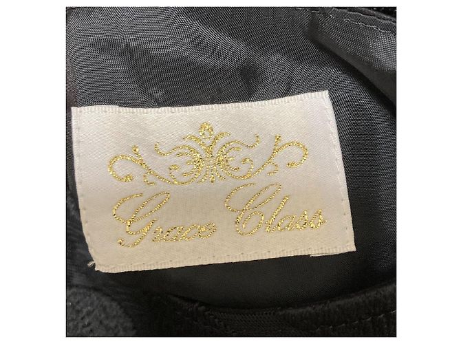 Autre Marque Grace Class Mini-Tüllkleid mit Punkten Schwarz - Ansicht 5