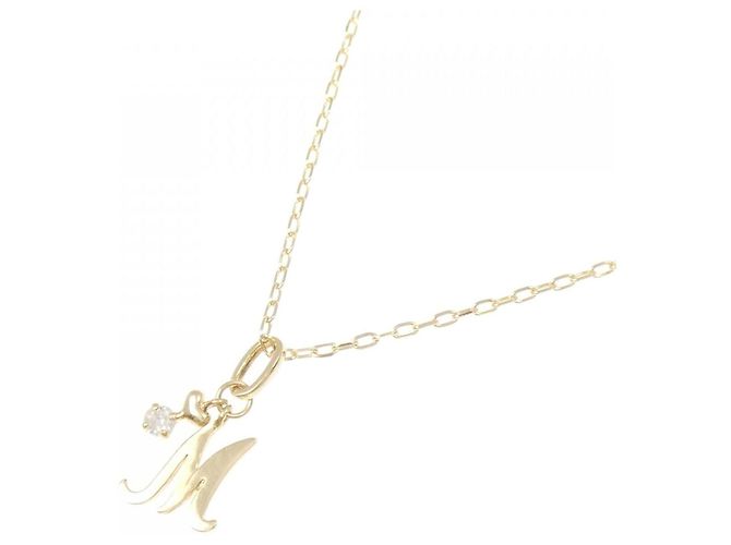 Autre Marque Collana Initial M Diamond Au750 D'oro - vista 2