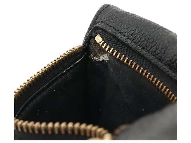 Louis Vuitton Pochette Clé Monogram Empreinte Monedero Negro - vista 8
