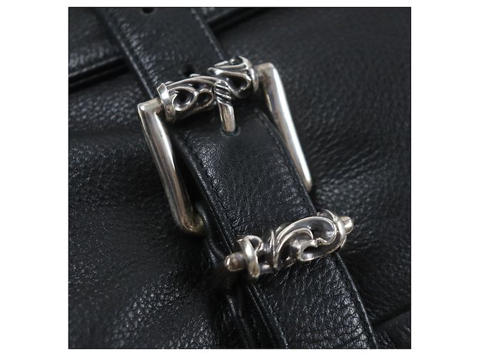 CHROME HEARTS G BENSIMONE Borsa a tracolla in pelle Nero - vista 10