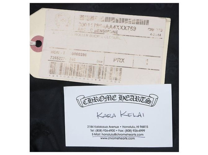 CHROME HEARTS G BENSIMONE Borsa a tracolla in pelle Nero - vista 14