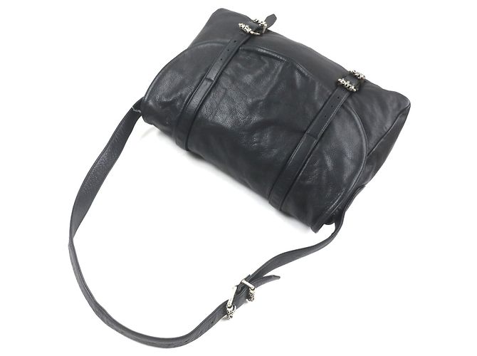 CHROME HEARTS G BENSIMONE Borsa a tracolla in pelle Nero - vista 7