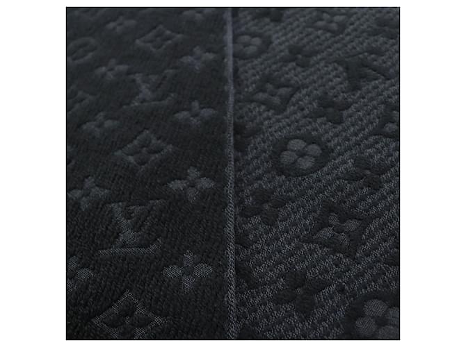 Sciarpa in lana Monogram Louis Vuitton Nero - vista 4
