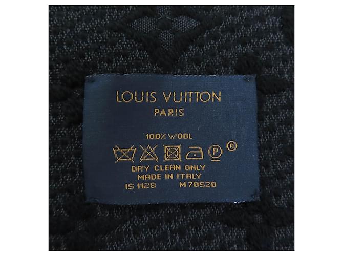 Sciarpa in lana Monogram Louis Vuitton Nero - vista 6