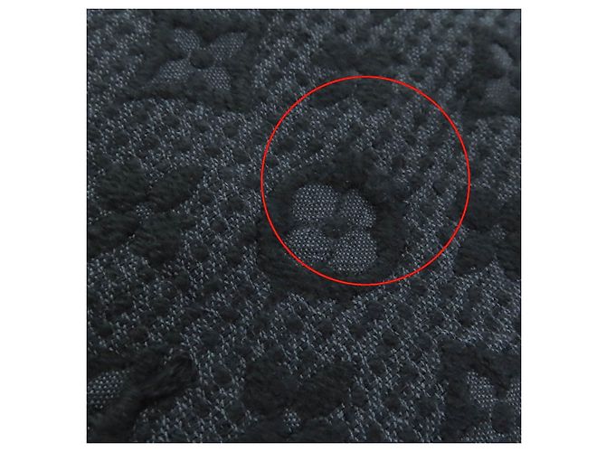 Sciarpa in lana Monogram Louis Vuitton Nero - vista 7