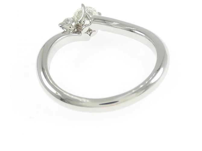 Autre Marque Pt950 Diamantring Silber - Ansicht 3