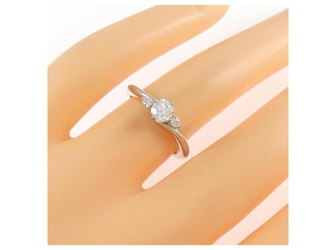 Autre Marque Pt950 Diamantring Silber - Ansicht 5