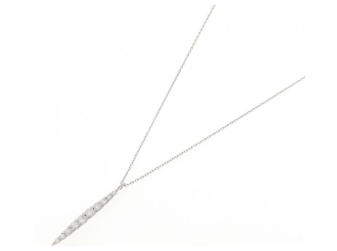 Autre Marque Collana in platino e diamanti Argento - vista 2