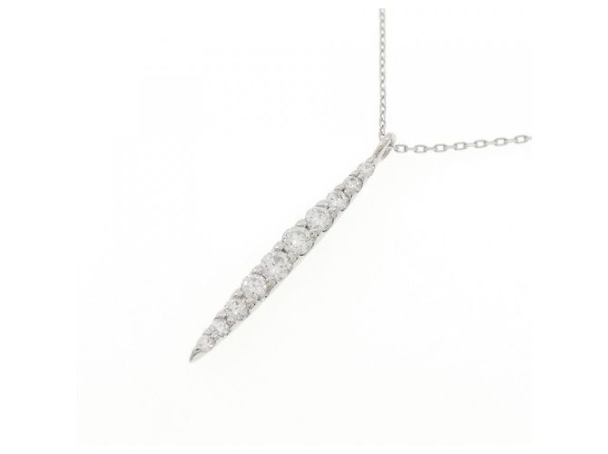 Autre Marque Collana in platino e diamanti Argento - vista 3
