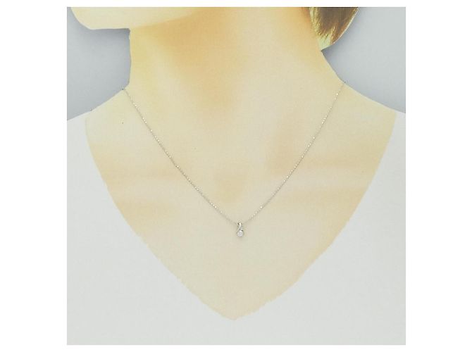 Autre Marque Collana in Diamanti Au750 Argento - vista 6