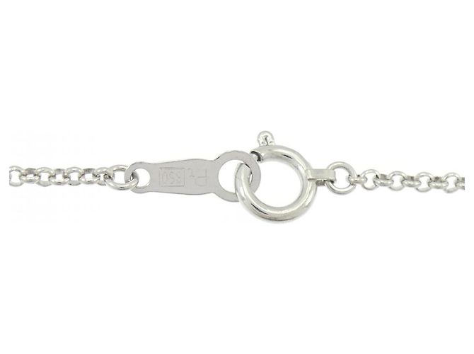 Autre Marque Collana di Diamanti Pt900 Pt850 Argento - vista 5