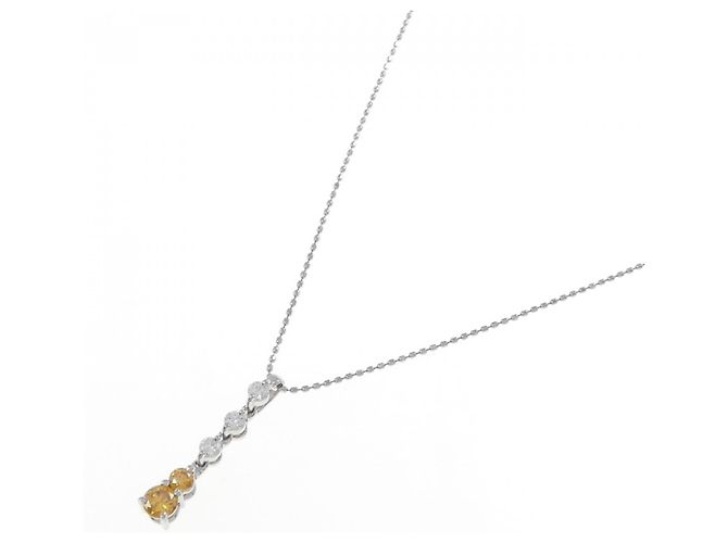 Autre Marque Collana in platino e diamanti Argento - vista 2