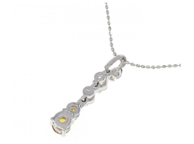 Autre Marque Collana in platino e diamanti Argento - vista 4