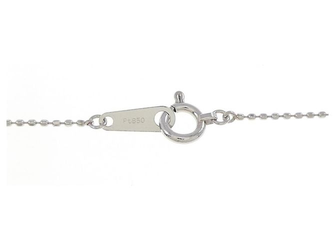 Autre Marque Collana in platino e diamanti Argento - vista 5