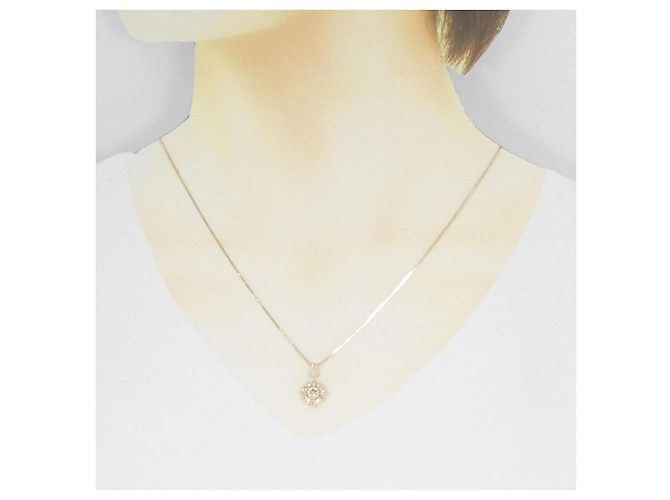 Autre Marque Collana con Diamanti Au750 D'oro - vista 6