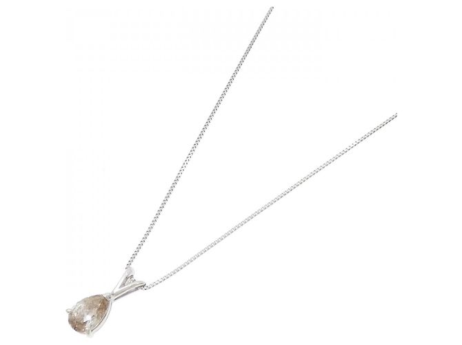 Autre Marque Collana con Diamanti PT850 Argento - vista 2