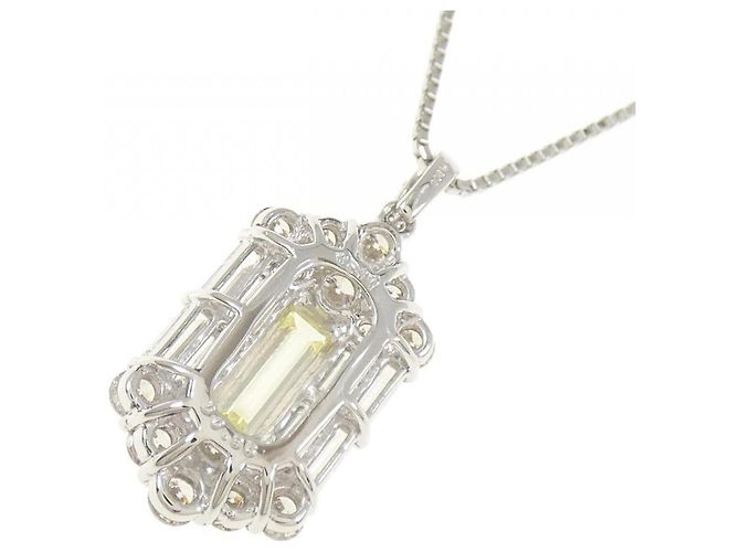 Autre Marque Collana di Diamanti PT900 PT850 Argento - vista 4