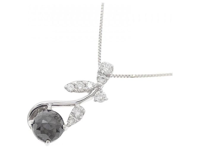 Autre Marque Collana con Diamanti Au750 Argento - vista 3