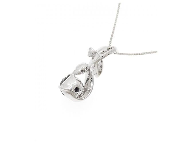 Autre Marque Collana con Diamanti Au750 Argento - vista 4