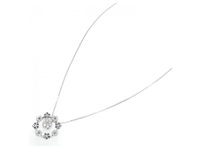 Autre Marque Collana 2way in oro bianco Au750 e diamanti Argento - vista 2