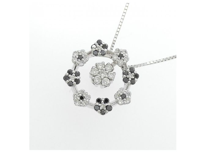 Autre Marque Collana 2way in oro bianco Au750 e diamanti Argento - vista 3