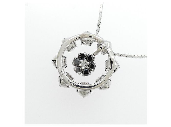 Autre Marque Collana 2way in oro bianco Au750 e diamanti Argento - vista 4