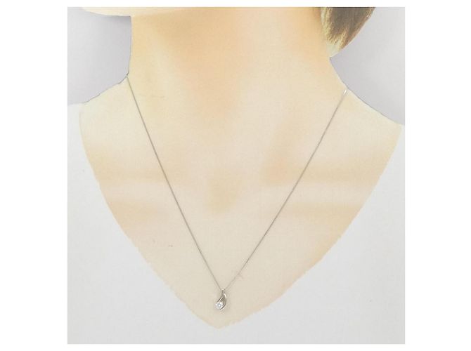 Autre Marque Collar de platino PT850 y diamante Plata - vista 6