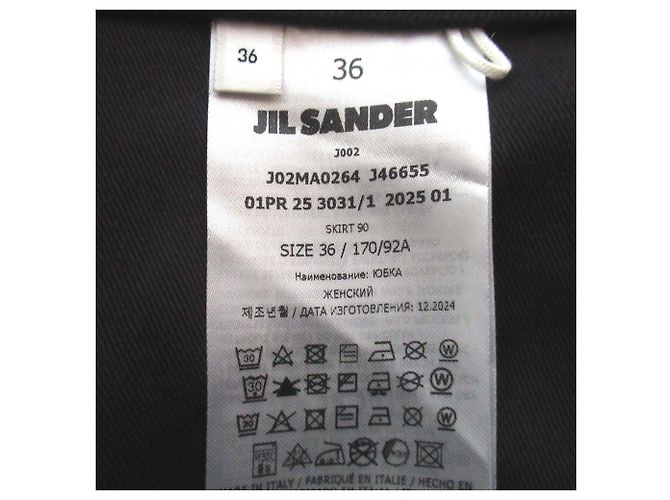 Falda vaquera Jil Sander Negro - vista 6