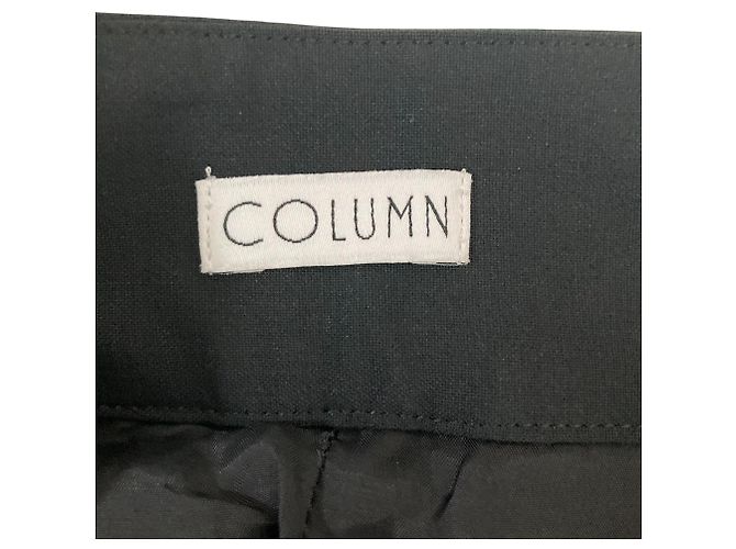 Autre Marque Pantaloni svasati COLUMN Nero - vista 4