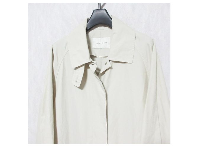 Autre Marque Abrigo nano universe Water Repellent Pollen Guard Stainless Collar Coat Beige - vista 3