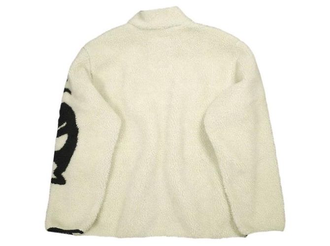 Autre Marque LQQK STUDIO KOKOPELLI FLEECE Polyester Jacket Beige - view 2