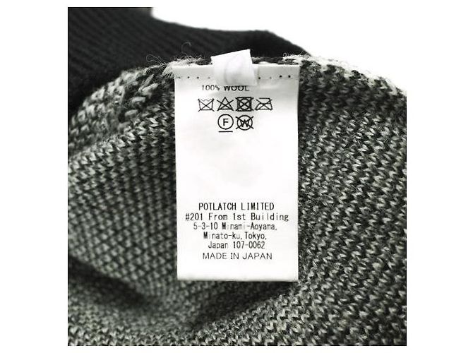 Autre Marque Chaleco de lana CAV EMPT WAVE LINE Negro - vista 8