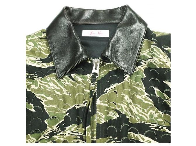 Autre Marque SYUMAN. Giacca in cotone con tagli laser paralleli Multicolore - vista 4