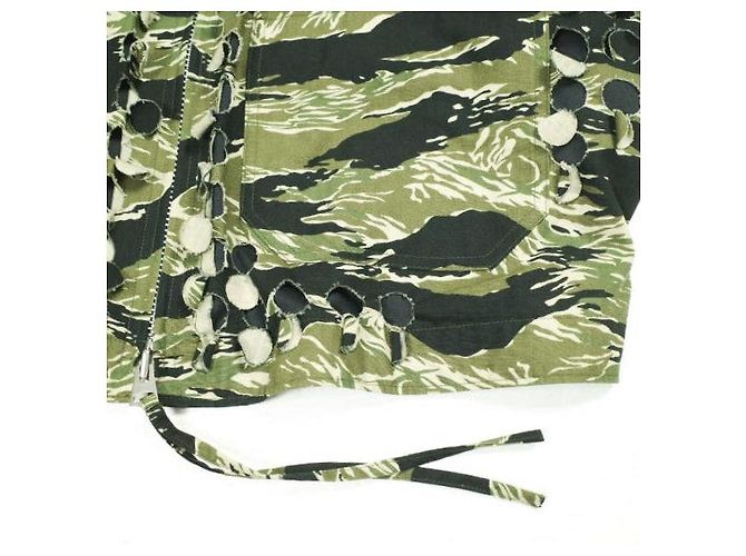 Autre Marque SYUMAN. Giacca in cotone con tagli laser paralleli Multicolore - vista 6